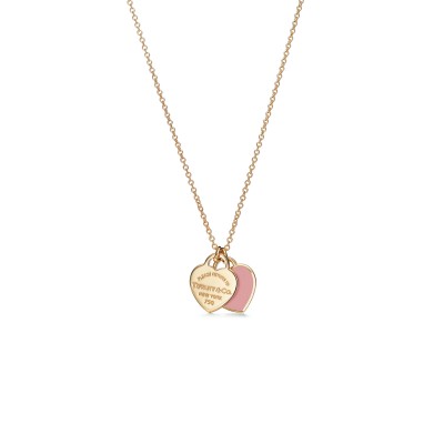 TIFFANY RETURN TO TIFFANY®MINI DOUBLE HEART TAG PENDANT 67800972